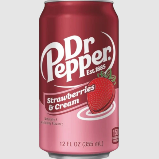 Dr Pepper Strawberries & Cream 355ml