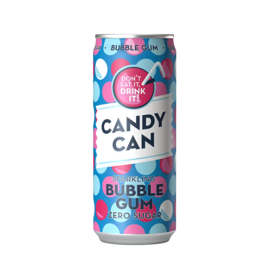 Candy Can Zero Sugar Bubblegum 330ml