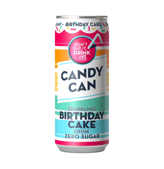 Candy Can Zero Sugar Birthday Cake 330ml