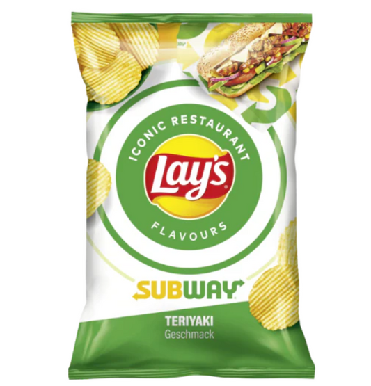 Lays Iconic Restaurant Flavours Subway Teriyaki 150g