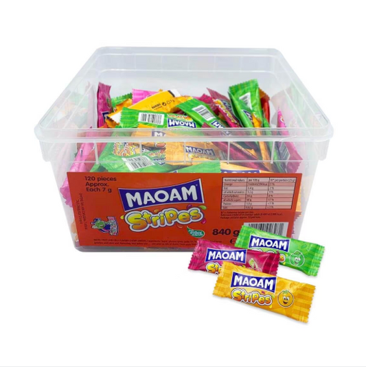 Haribo Maoam Stripes Tub 840g