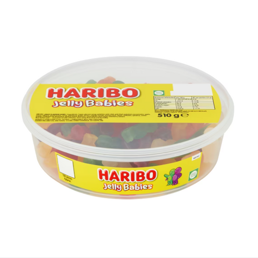 Haribo Jelly Babies Tub 510g