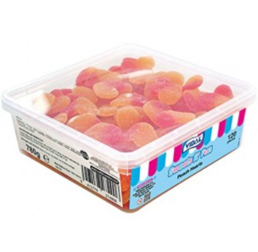 Vidal Peach Hearts 120ct