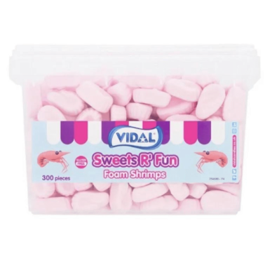 Vidal Foam Shrimps Tub 300ct