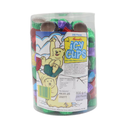 Hannahs Chocolate Icy Cups Full Tub 800g