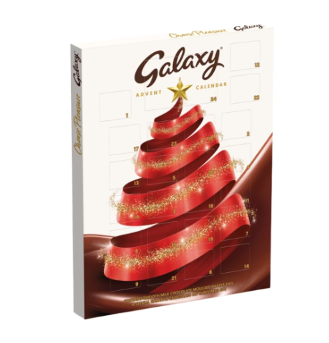 Galaxy Smooth Milk Chocolate Christmas Advent Calendar 110g